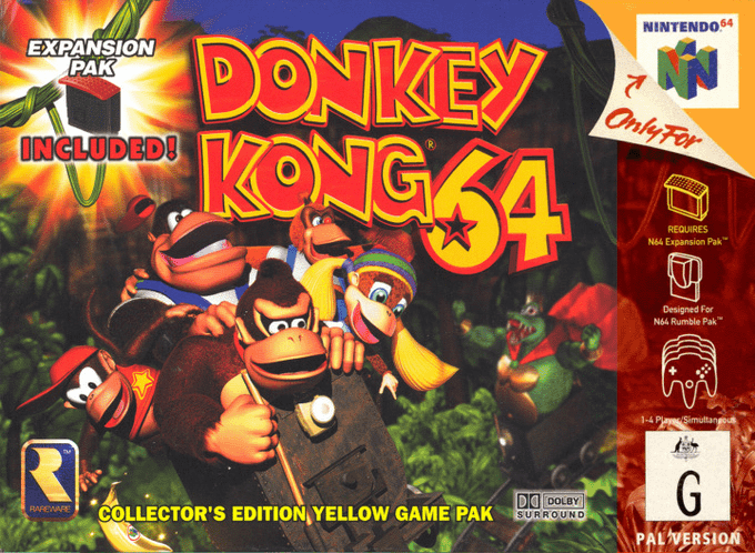 Donkey Kong 64 — box-2D (AU)