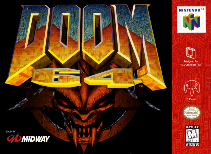 Doom 64 box art