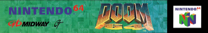 Doom 64 — box-2D-side (EU)