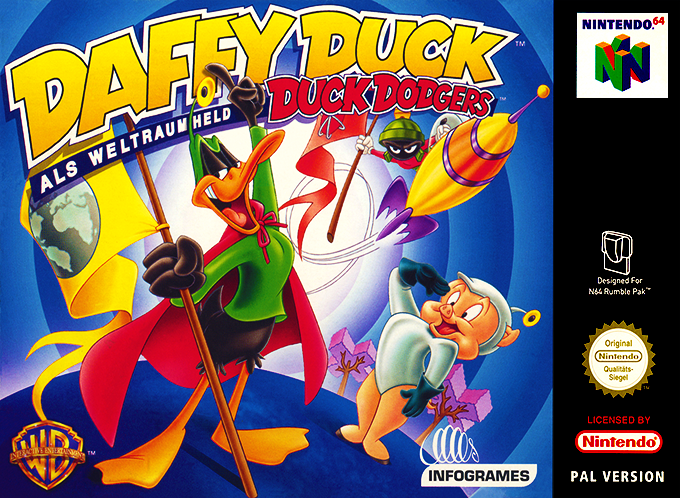 Daffy Duck Starring as Duck Dodgers — box-2D (DE)