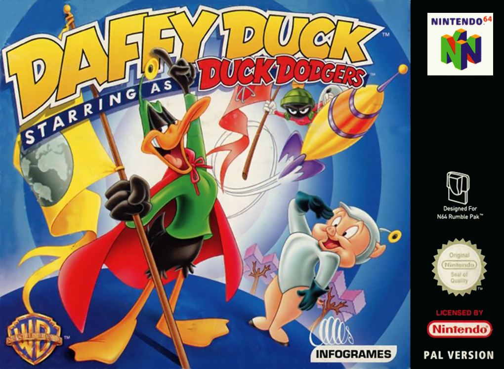 Daffy Duck Starring as Duck Dodgers — box-2D (EU)