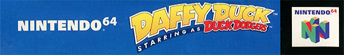 Daffy Duck Starring as Duck Dodgers — box-2D-side (EU)