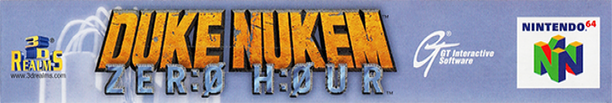 Duke Nukem - Zero Hour — box-2D-side (BR)