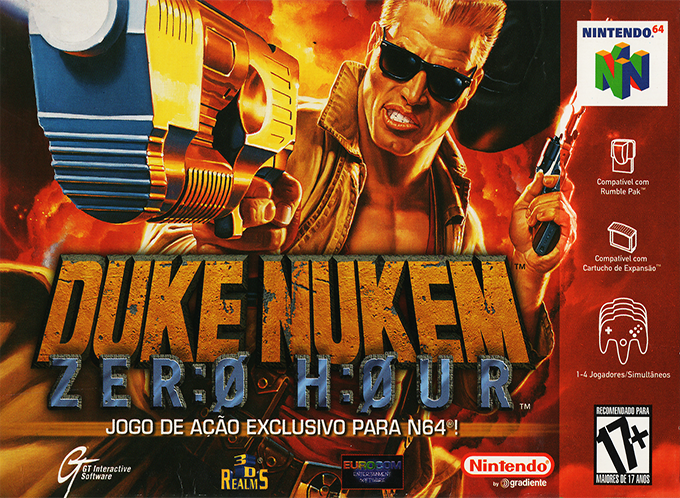 Duke Nukem - Zero Hour — box-2D (BR)
