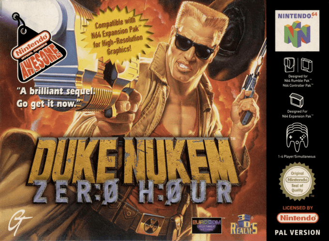Duke Nukem - Zero Hour — box-2D (EU)