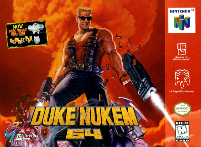 Duke Nukem 64 box art