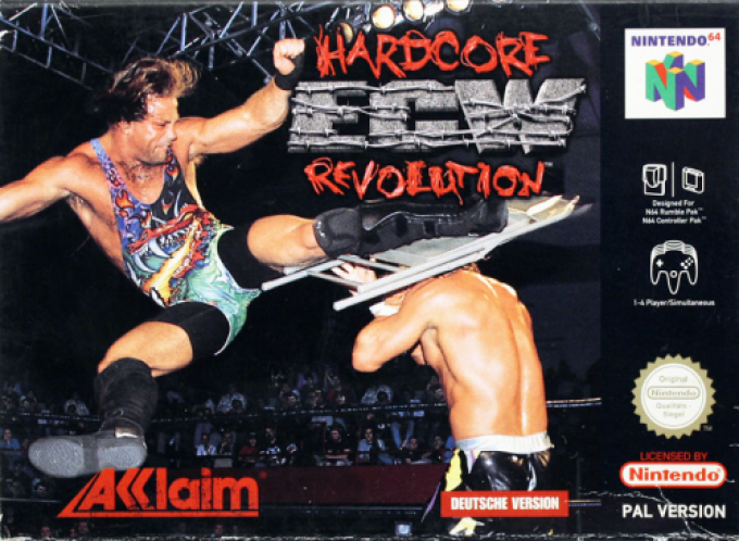 ECW Hardcore Revolution — box-2D (DE)