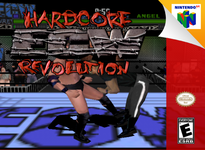ECW Hardcore Revolution — box-2D (SS)