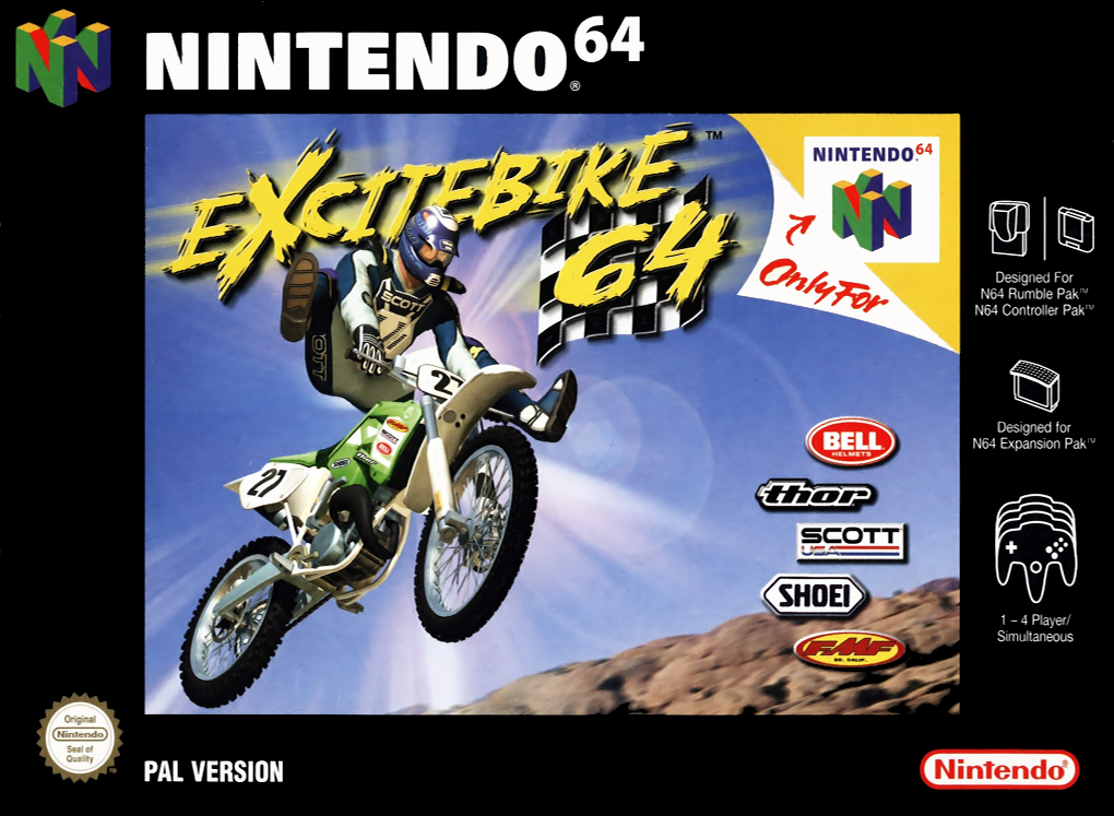 Excitebike 64 — box-2D (EU)