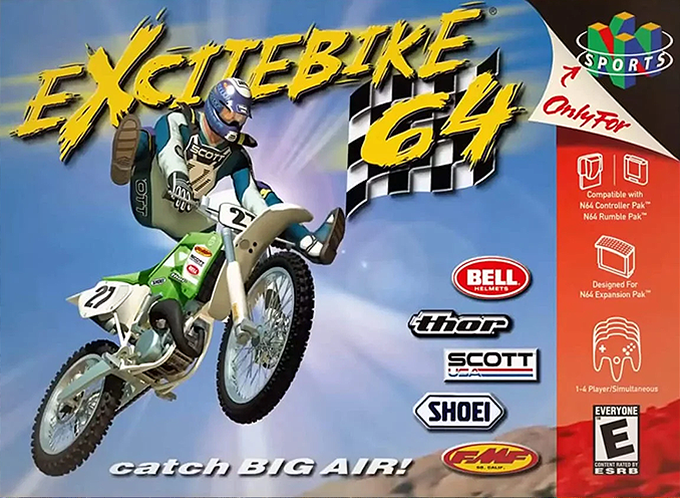 Excitebike 64 box art