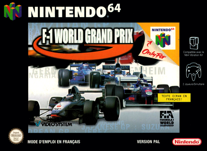 F-1 World Grand Prix — box-2D (FR)