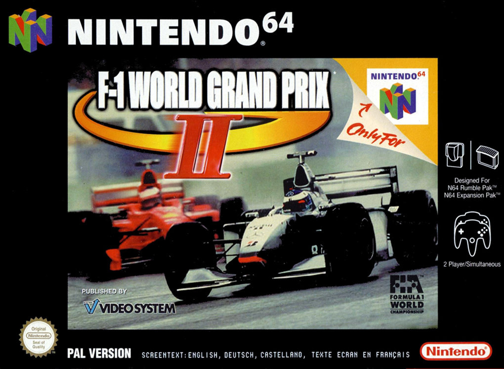 F-1 World Grand Prix 2 box art