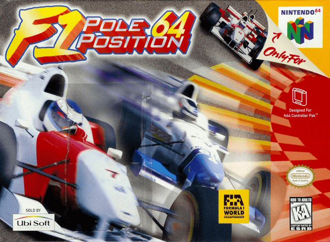 F1 Pole Position 64 box art