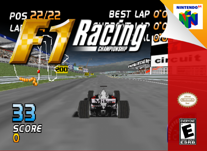 F1 Racing Championship — box-2D (SS)