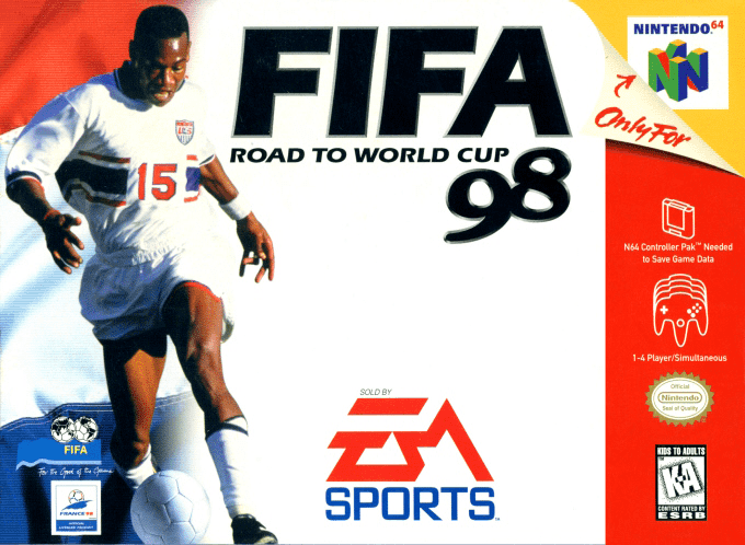 FIFA - Road To World Cup 98 box art