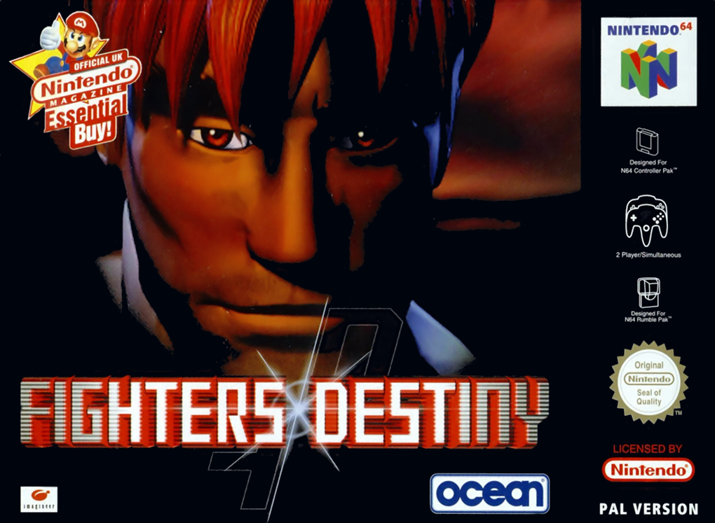 Fighters Destiny — box-2D (EU)