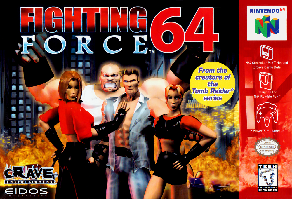 Fighting Force 64 box art