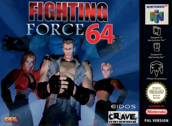 Fighting Force 64 — box-2D (EU)