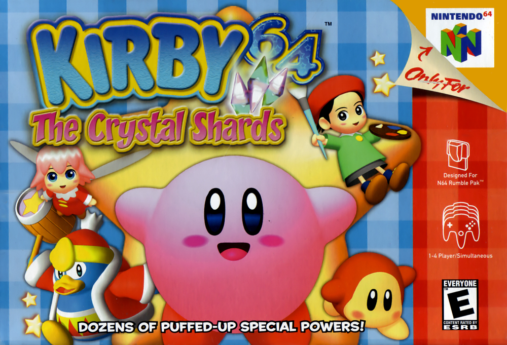 Kirby 64 - The Crystal Shards box art