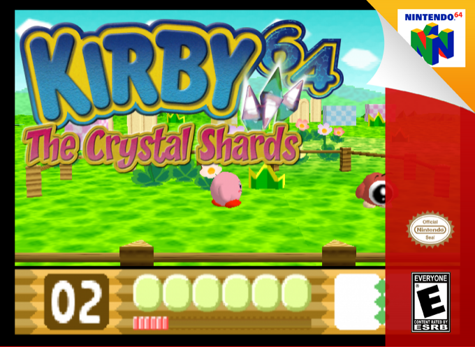Kirby 64 - The Crystal Shards — box-2D (SS)