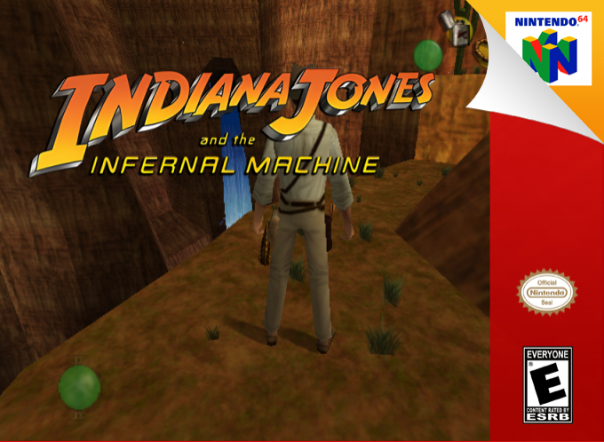 Indiana Jones And The Infernal Machine — box-2D (SS)