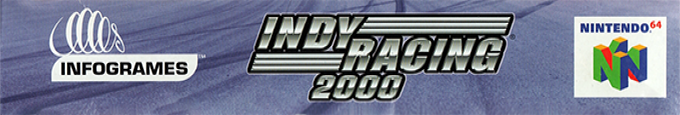 Indy Racing 2000 — box-2D-side (US)