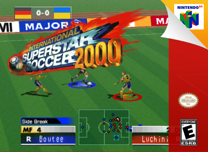 International Superstar Soccer 2000 — box-2D (SS)