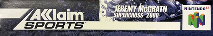 Jeremy McGrath Supercross 2000 — box-2D-side (US)