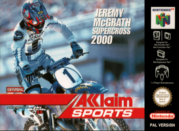 Jeremy McGrath Supercross 2000 — box-2D (EU)