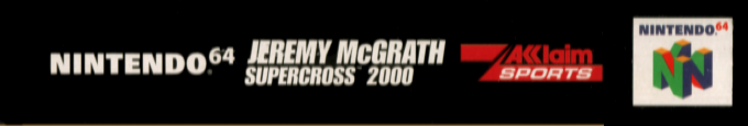 Jeremy McGrath Supercross 2000 — box-2D-side (EU)