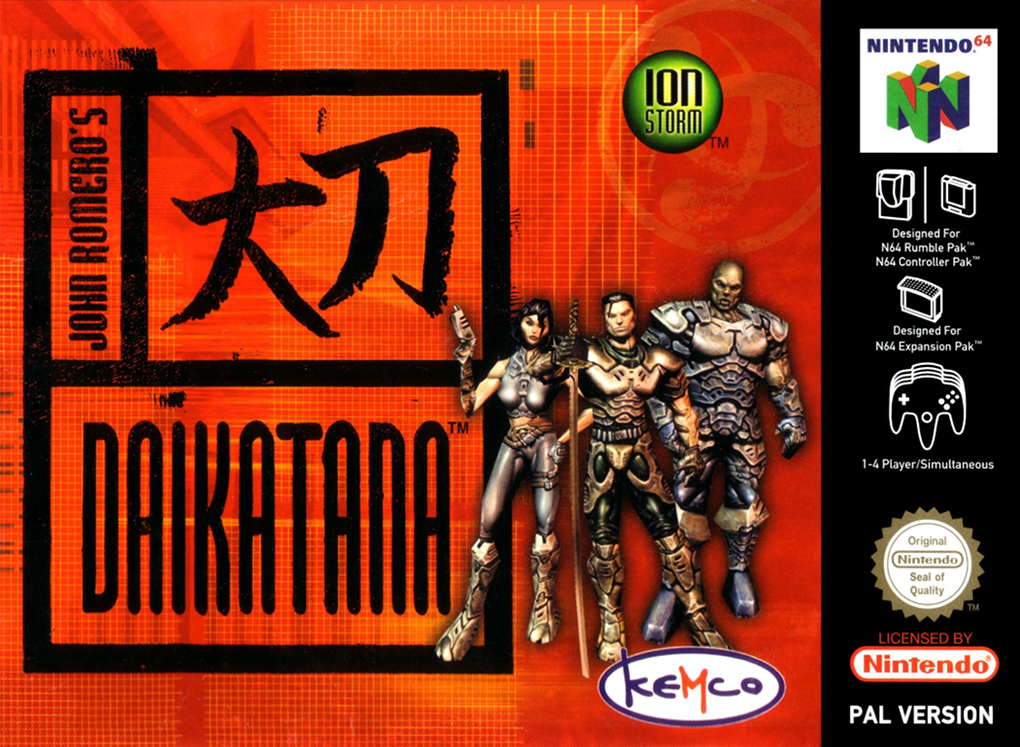 John Romero's Daikatana — box-2D (EU)