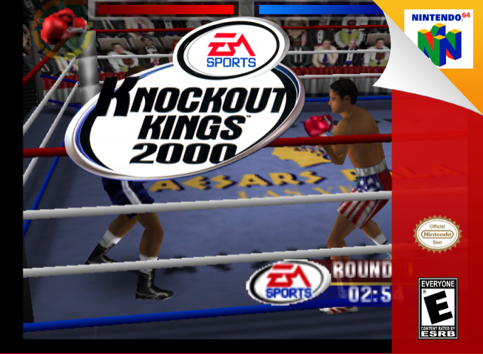 Knockout Kings 2000 — box-2D (SS)