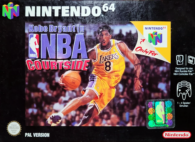 Kobe Bryant In Nba Courtside — box-2D (DE)