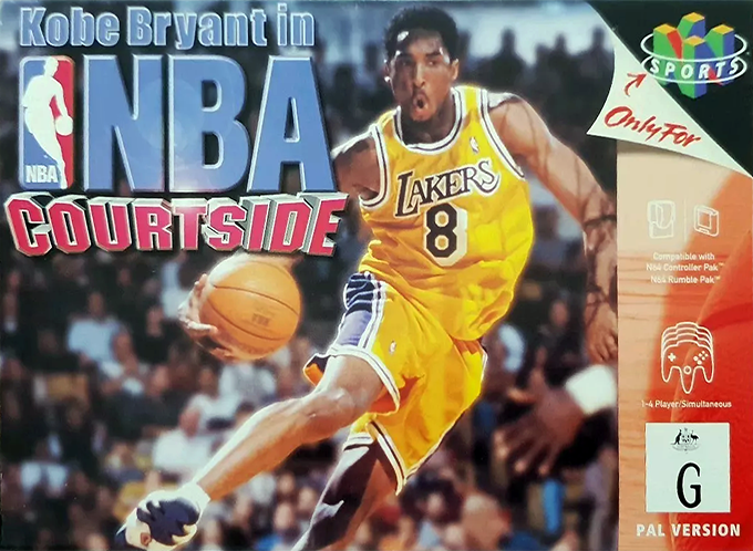 Kobe Bryant In Nba Courtside — box-2D (AU)