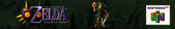 Legend Of Zelda - Majora's Mask, The — box-2D-side (EU)