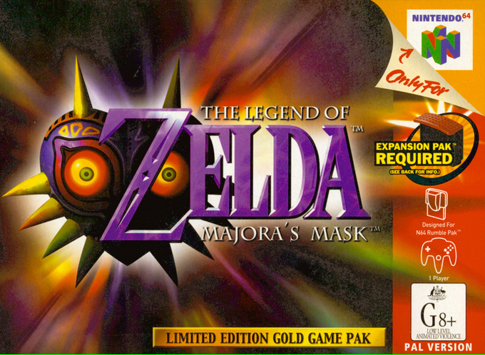 Legend Of Zelda - Majora's Mask, The — box-2D (AU)