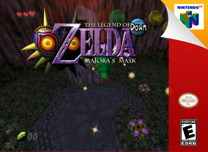 Legend Of Zelda - Majora's Mask, The — box-2D (SS)