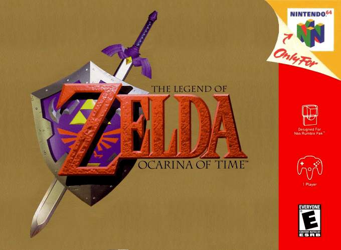 Legend Of Zelda - Ocarina Of Time, The box art