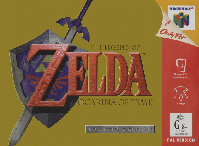 Legend Of Zelda - Ocarina Of Time, The — box-2D (AU)