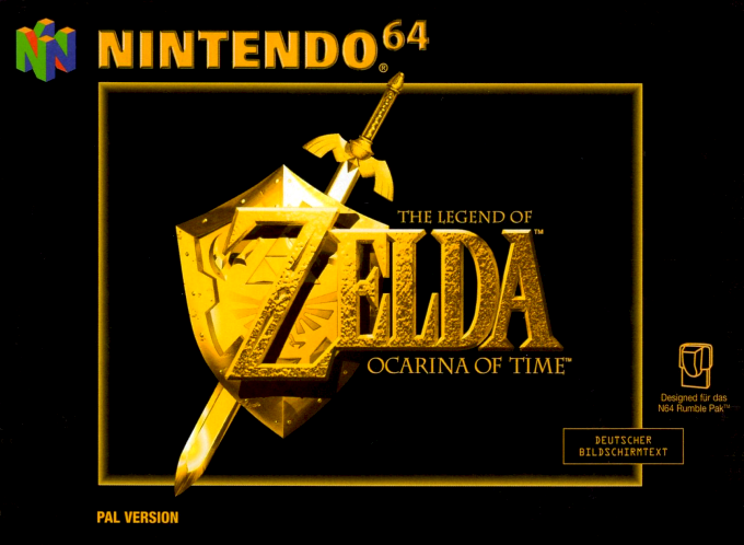 Legend Of Zelda - Ocarina Of Time, The — box-2D (DE)
