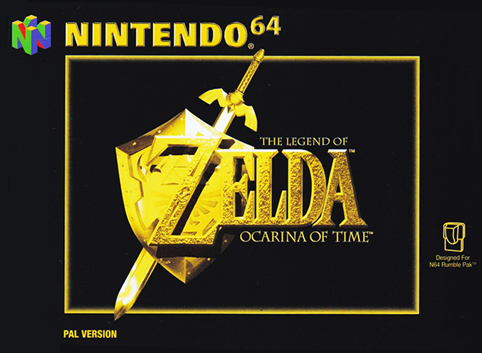 Legend Of Zelda - Ocarina Of Time, The — box-2D (UK)