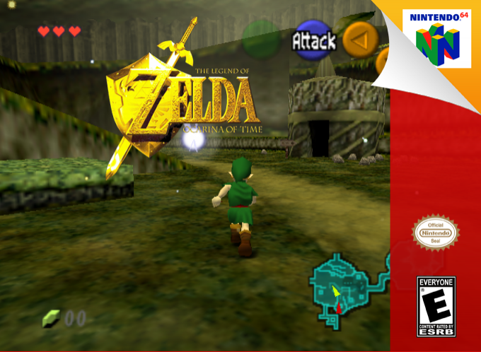 Legend Of Zelda - Ocarina Of Time, The — box-2D (SS)