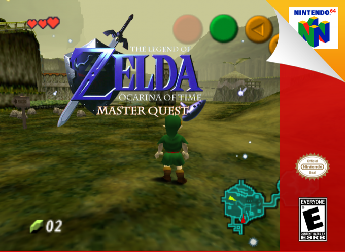 Legend Of Zelda - Ocarina Of Time Master Quest, The — box-2D (SS)