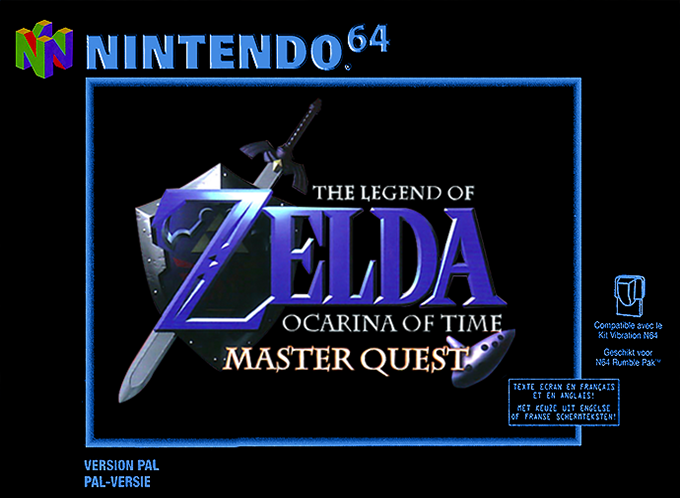 Legend Of Zelda - Ocarina Of Time Master Quest, The — box-2D (EU)