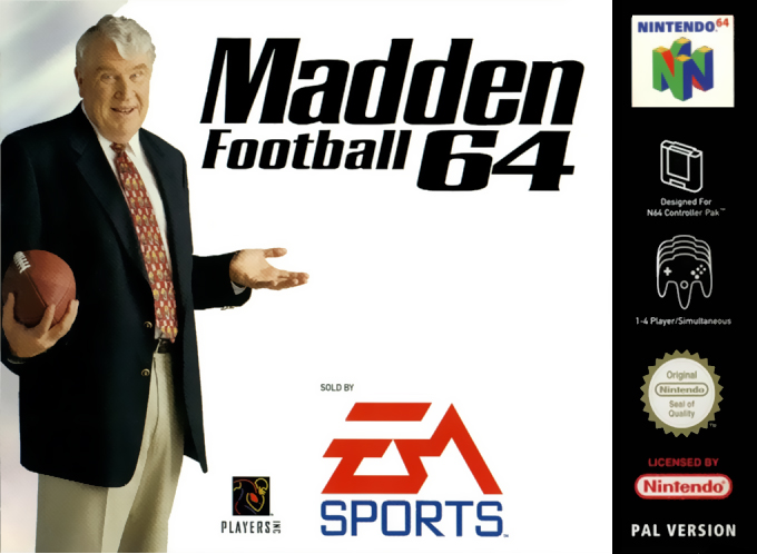 Madden Football 64 — box-2D (EU)