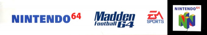 Madden Football 64 — box-2D-side (EU)