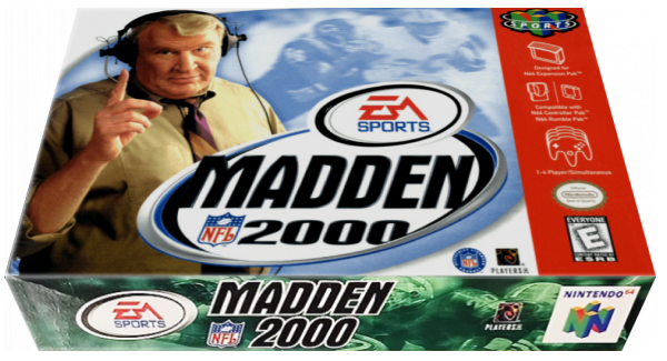 Madden Nfl 2000 — box-3D (US)