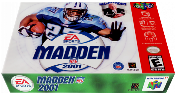 Madden Nfl 2001 — box-3D (US)