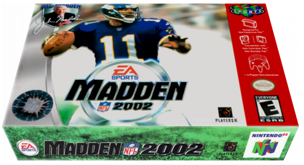 Madden NFL 2002 — box-3D (US)