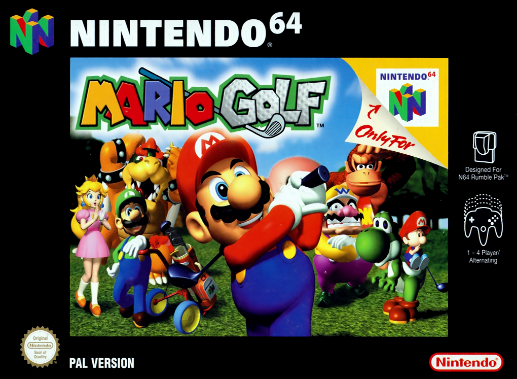 Mario Golf — box-2D (EU)